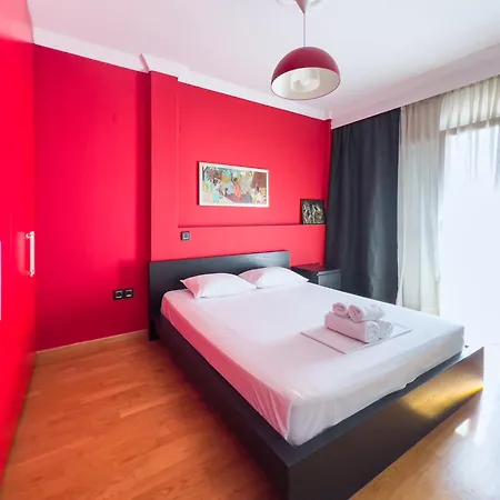 Apartament Homevision - Red - Prime Location Saloniki